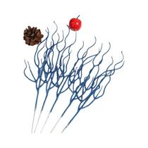 Buquê De Ramos Artificiais De Natal 5 Peças Plantas Falsas Decoração De Casa Ornamento De Árvore De