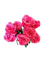 Buquê De Rosa Grande Artificial Com 9 Flores YT009