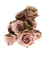 Buquê De Rosa Grande Artificial Com 9 Flores YT009