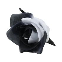 Buquê De Rosa Preta Artificial (2-5 Peças) Para Decoração De Festas Góticas Escuras, Páscoa E Buquê De Rosa Preta Artificial (2-5 Peças) Para Decoração De Festas Góticas Escuras, Páscoa E