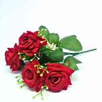 Buque de Rosas 7 Botoes