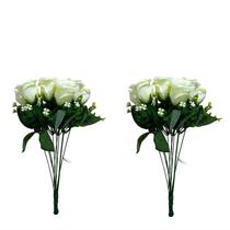 Buquê de Rosas Flor com Folhagem C/ 10 Rosas Buquê de Rosas Flor com Folhagem C/ 10 Rosas