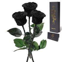 Buquê de rosas preservadas com flores artificiais Yamonic 30 cm