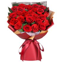 Buquê de rosas vermelhas reais preservado AddWel 24 para ela com LED Buquê de rosas vermelhas reais preservado AddWel 24 para ela com LED