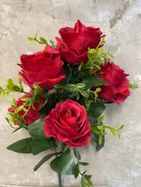 Buquê de Rosas - Vermelho de 38cm - Flórida Decorações