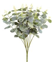 Buquê eucalipto x15 verde fosco