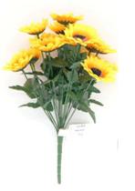 Buquê Flores com 18 cabecas Girassóis , Flores Artificias FL-6731 - ying g