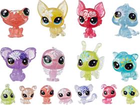 Buquê florescente da Toy Littlest Pet Shop com 16 animais de estimação