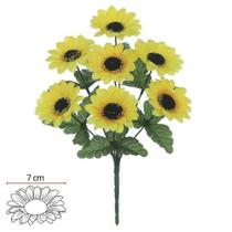 Buque Girassol X7 Amarelo Florarte 29cm