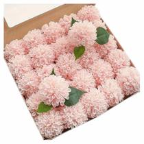 Buque hortênsias realista arranjos e buquês 24 unid - ROSA