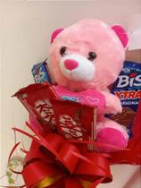 Buque Pelúcia e Chocolates Buque Pelúcia e Chocolates