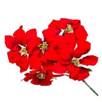 Buque poinsetia vermelho 45 cm - Tok da Casa