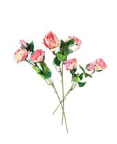 Buque Rosas Artificiais Realistas Estilo Desidradatada C/3