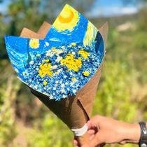 Buquê Van gogh Sempre Vivas desidratadas