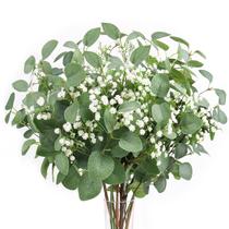 Buquês de flores artificiais Beferr Eucalyptus & Babys Breath Buquês de flores artificiais Beferr Eucalyptus & Babys Breath