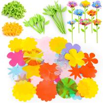 Buquês de flores e acessórios de tecido DIY Acessórios para brinquedos do mercado de flores Acessórios para brinquedos Arts & Crafts Kit de artesanato para meninas de 3 a 4, 5, 6 a 7 8 anos, brinquedos educacionais de arte e artesanato pré-escolar