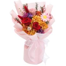 Buquês de flores preservadas Lovenfold Red Rose de 1 a 3 anos Buquês de flores preservadas Lovenfold Red Rose de 1 a 3 anos
