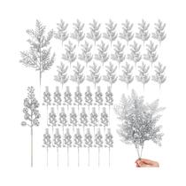 Buquês De Frutas Artificiais Com Glitter, Ornamento De Árvore De Natal Com Agulhas De Pinheiro, Buquês De Frutas Artificiais Com Glitter, Ornamento De Árvore De Natal Com Agulhas De Pinheiro,