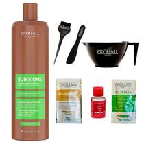 Burix One Prohall 1 Litro SemFormol +Cumbuca/Espátula/Argan/Sachês Burix One Prohall 1 Litro SemFormol +Cumbuca/Espátula/Argan/Sachês