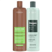 Burix One Prohall 1L e Shampoo Degan Detox Limpeza Profunda
