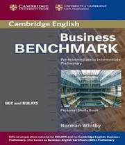 Business Benchmark Pre-Intermediate To Interm. Bulats And Business Prelimary - Personal Study Book