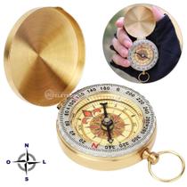 Bússola Clássica Estilo Antigo com Anel para Chaveiro Alta Precisão G50 Bússola Clássica Estilo Antigo com Anel para Chaveiro Alta Precisão G50