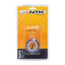 Bússola Mapa com Régua e Lupa - Nautika