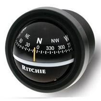 Bussola Maritima de Antepara Ritchie Explorer cor Preta com Luz Noturna