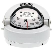 Bússola Marítima Ritchie Explorer S-53W 70mm Branca Barco