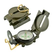 Bússola Profissional Com Lupa Camping Estilo Militar Caça