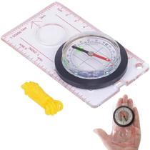 Bússola Profissional De Mão Para Mapas Qualidade Com Cordão