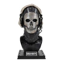 Bust Statue Call of Duty Ghost de 8 polegadas com máscara e fones de ouvido