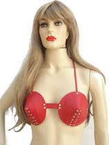 Bustiê cone básico BT025 Couro Legítimo