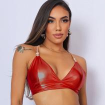 Bustiê Metalizado Top Biquini Brilhante Sutiã Fantasia Brilho Cor Metálica Acessório Festa Carnaval Bloquinho Folia Bustiê Metalizado Top Biquini Brilhante Sutiã Fantasia Brilho Cor Metálica Acessório Festa Carnaval Bloquinho Folia