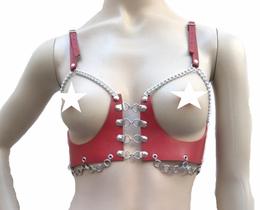 Bustiê XTC BT044 Couro Legítimo