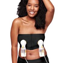 Bustier feminino Pumping Bustier Medela, sem usar as mãos, preto, tamanho S Bustier feminino Pumping Bustier Medela, sem usar as mãos, preto, tamanho S