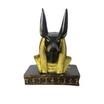 Busto Anúbis - Estátua Egípcia de Resina Busto Anúbis - Estátua Egípcia de Resina