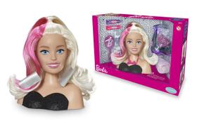 Busto Boneca Barbie Styling Head Hair - com Acessórios Pupee