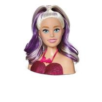 Busto com Maquiagem Barbie Styling Head Faces 1265 - Pupee