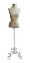 Busto Costureira Feminino Tam 40 C/ Pedestal Vintage - Paraiso dos Manequins