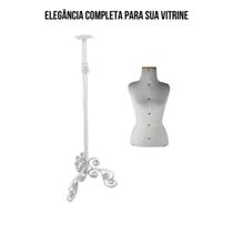 Busto Costureira Feminino Tam 40 C/ Pedestal Vintage- Sofisticado e Resistente