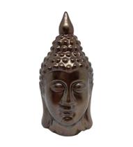 Busto de Buda Nirvana em Cerâmica (14cm) - Relaxar e Meditar