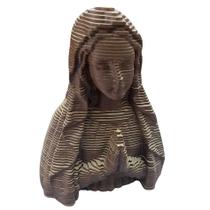 Busto De Nossa Senhora Em Mdf 18x15x23,5