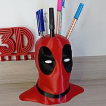 Busto Deadpool Porta Canetas - 15cm