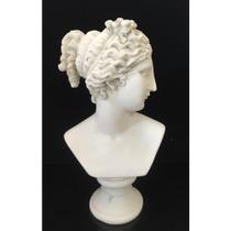 Busto Decorativo 31cm Poliresina Branca Deusa Formosa