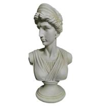 Busto Decorativo Branco Romana Formosa Finos Traços