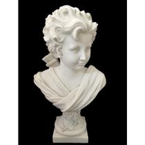 Busto Decorativo Poliresina Branco Robin Hood Formosa Busto Decorativo Poliresina Branco Robin Hood Formosa