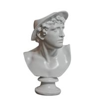 Busto Decorativo Poliresina Homem c Chapeu Formosa Busto Decorativo Poliresina Homem c Chapeu Formosa
