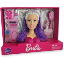 Busto E Acessórios Barbie Styling Faces Rosa 1265 Pupee