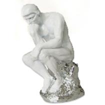 Busto Escultura Decorativo Pensador Branca Formosa Busto Escultura Decorativo Pensador Branca Formosa